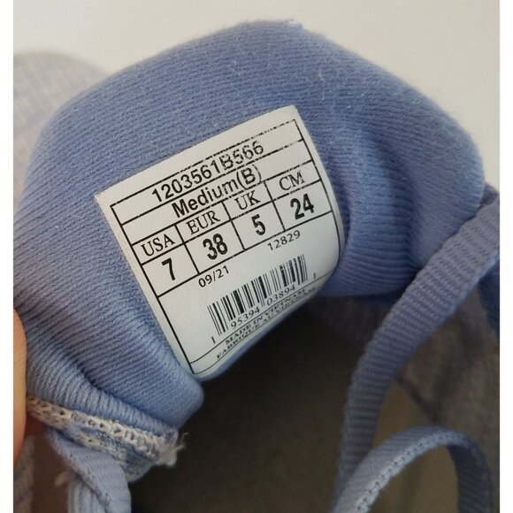 Brooks Ghost 14 Shoes Women SIZE 7 Purple Silver Running Walking Sneakers Traine - Picture 15 of 16